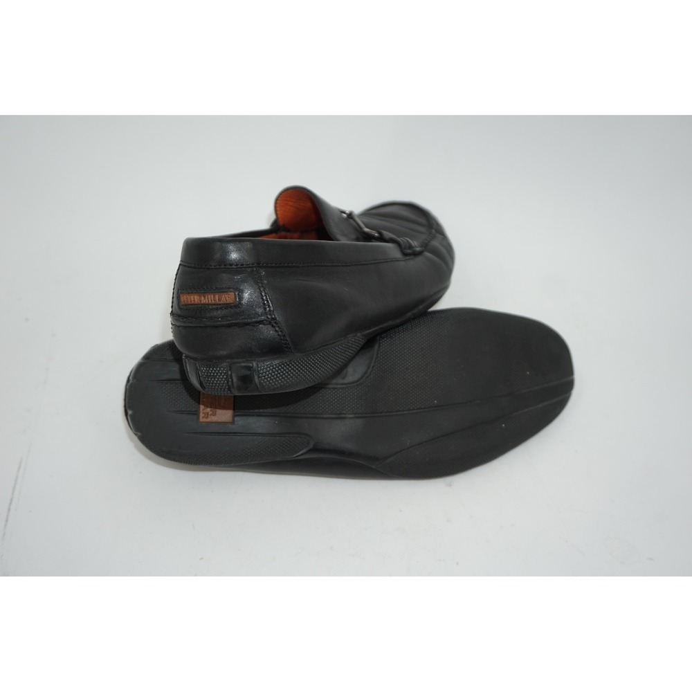 Peter Millar‎ Shoes Mens Size 11 Black Leather Bit Loafers Driving Slip On Dress - Picture 6 of 7